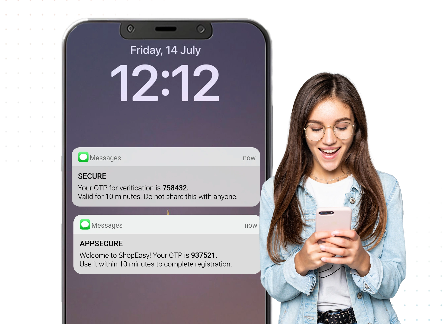 Secure OTP SMS